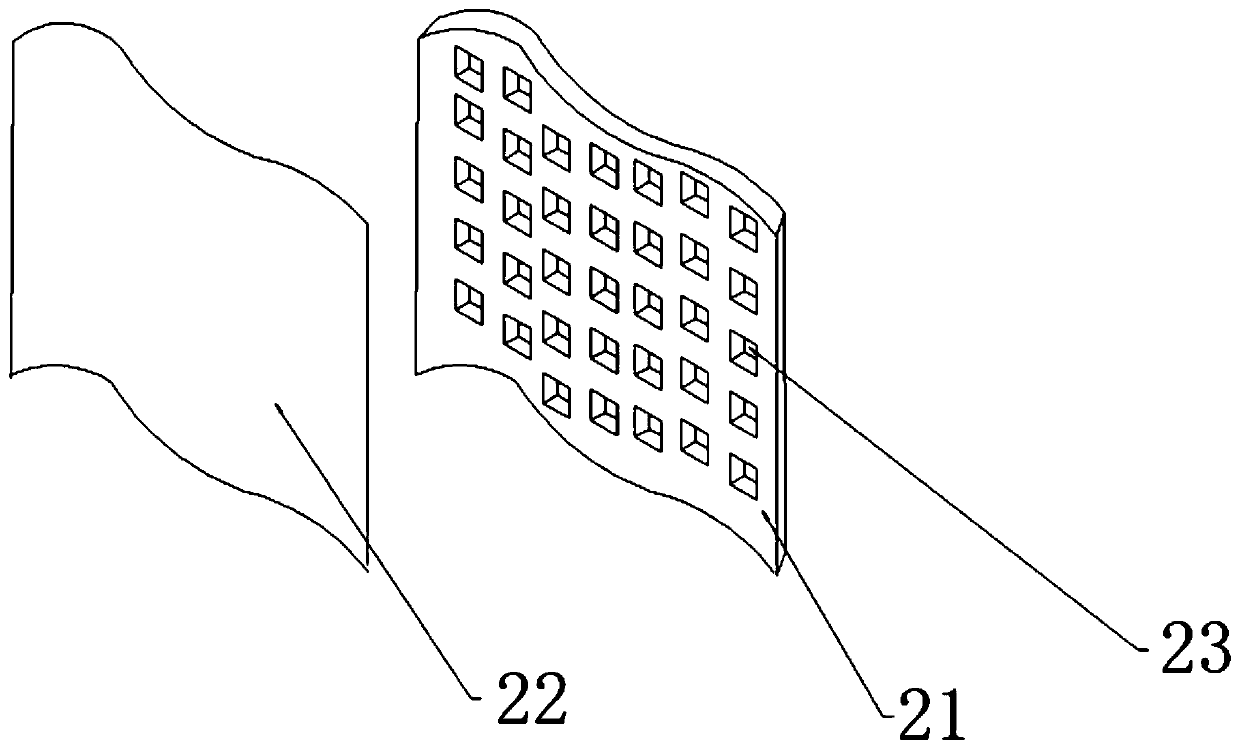 Flexible magnetic net type mechanical grabbing device