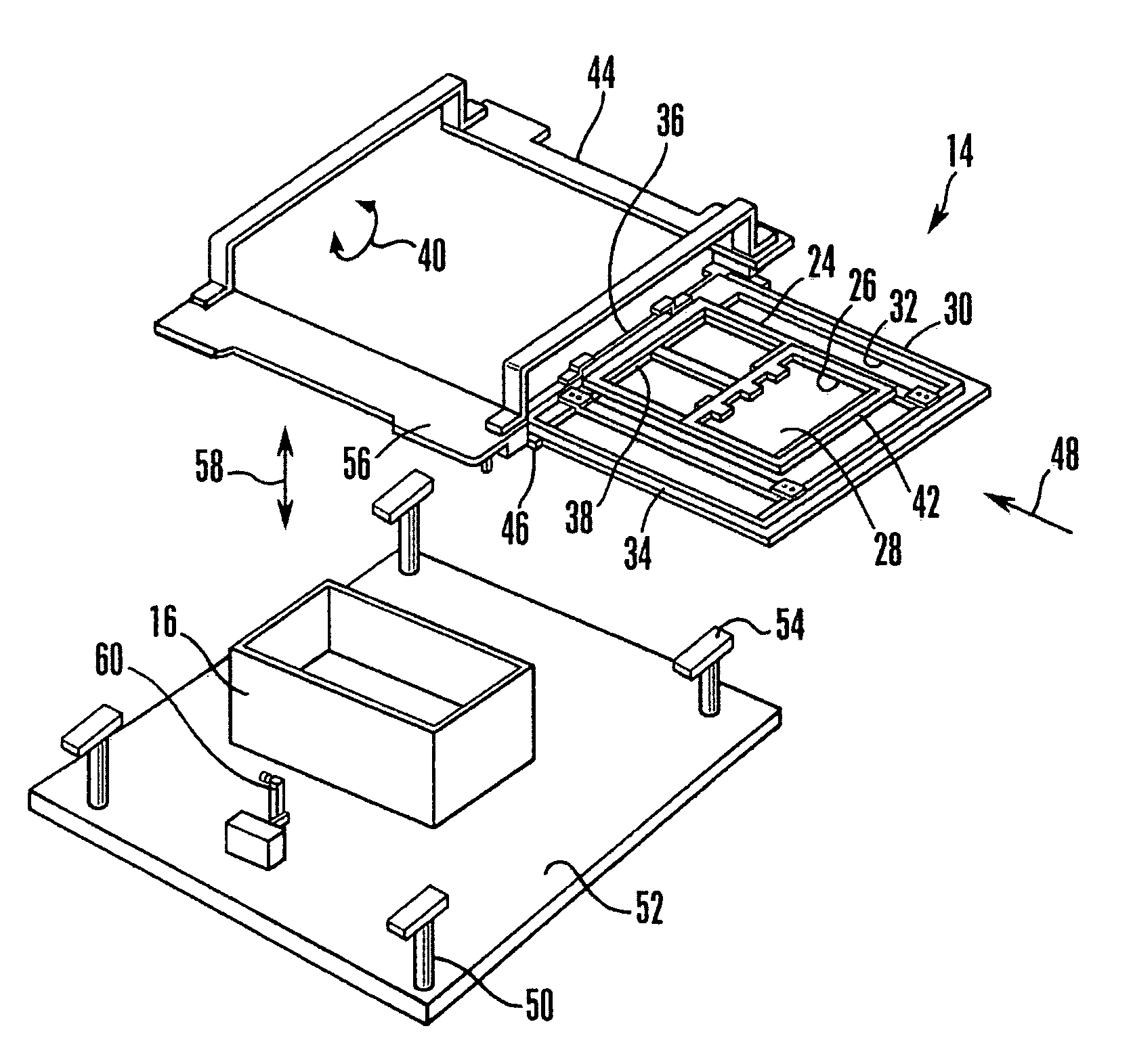 Selective soldering bath