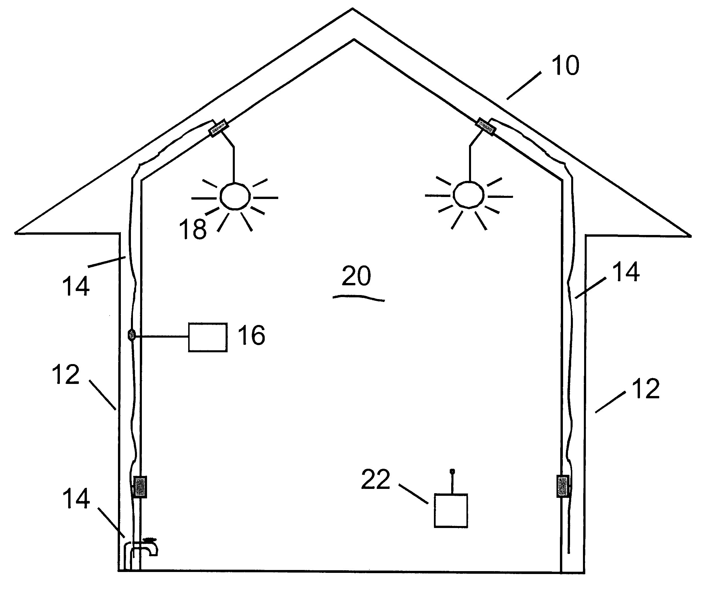 Electromagnetic field communications system for wireless networks