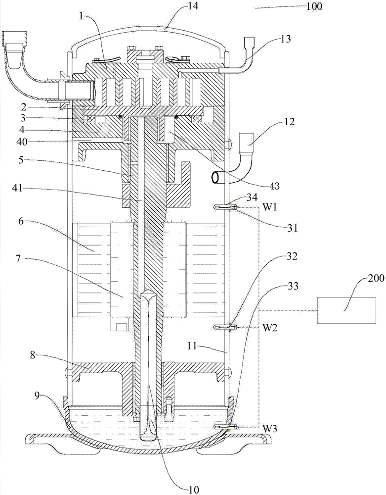 Compressor and heat pump system