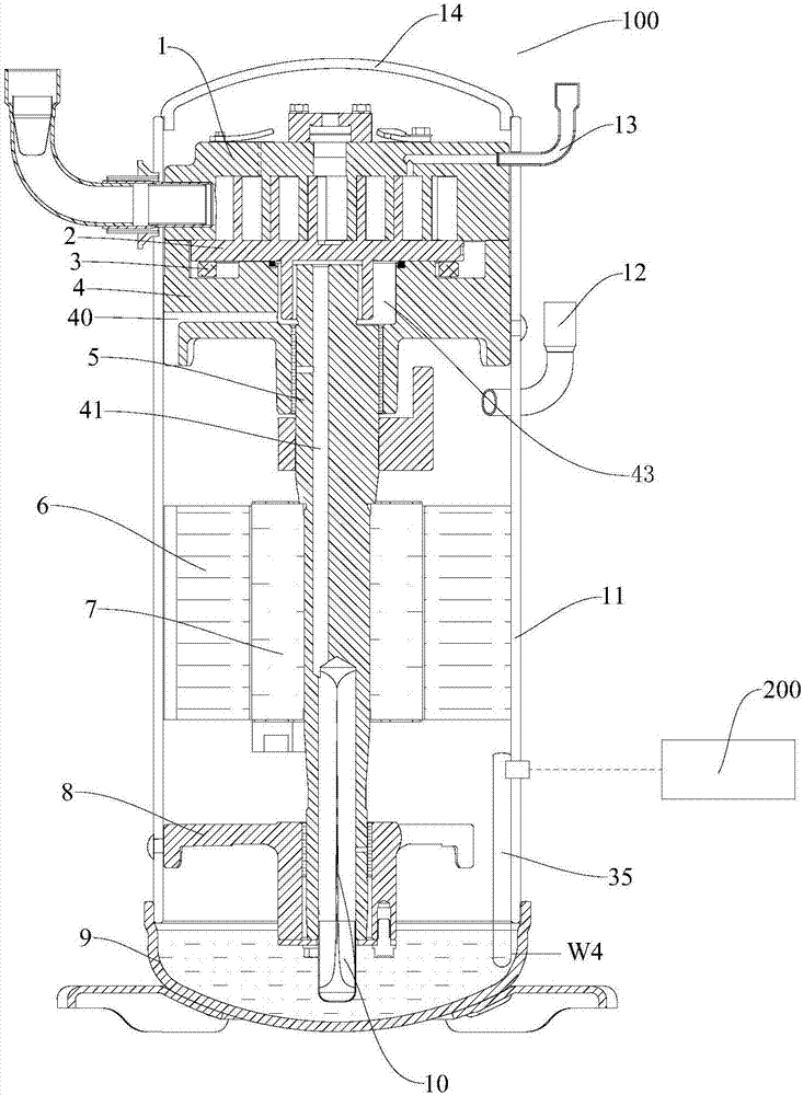 Compressor and heat pump system