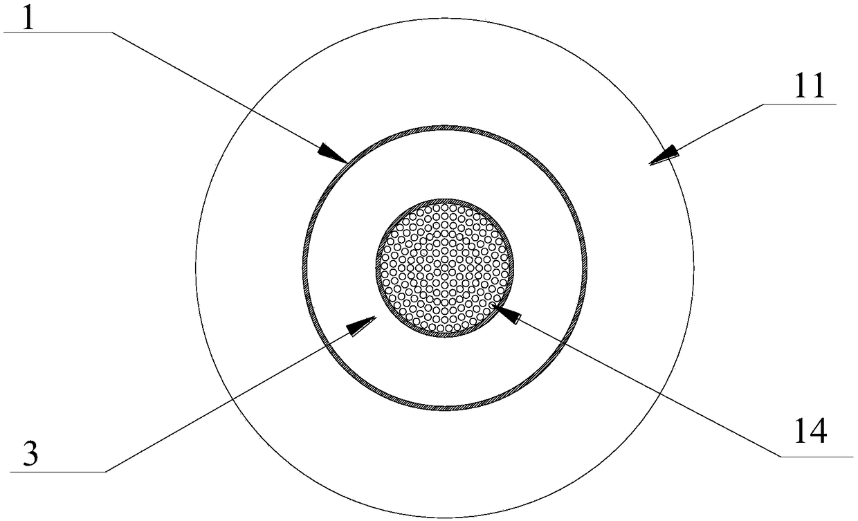 A kind of coarse slime column separation device and method