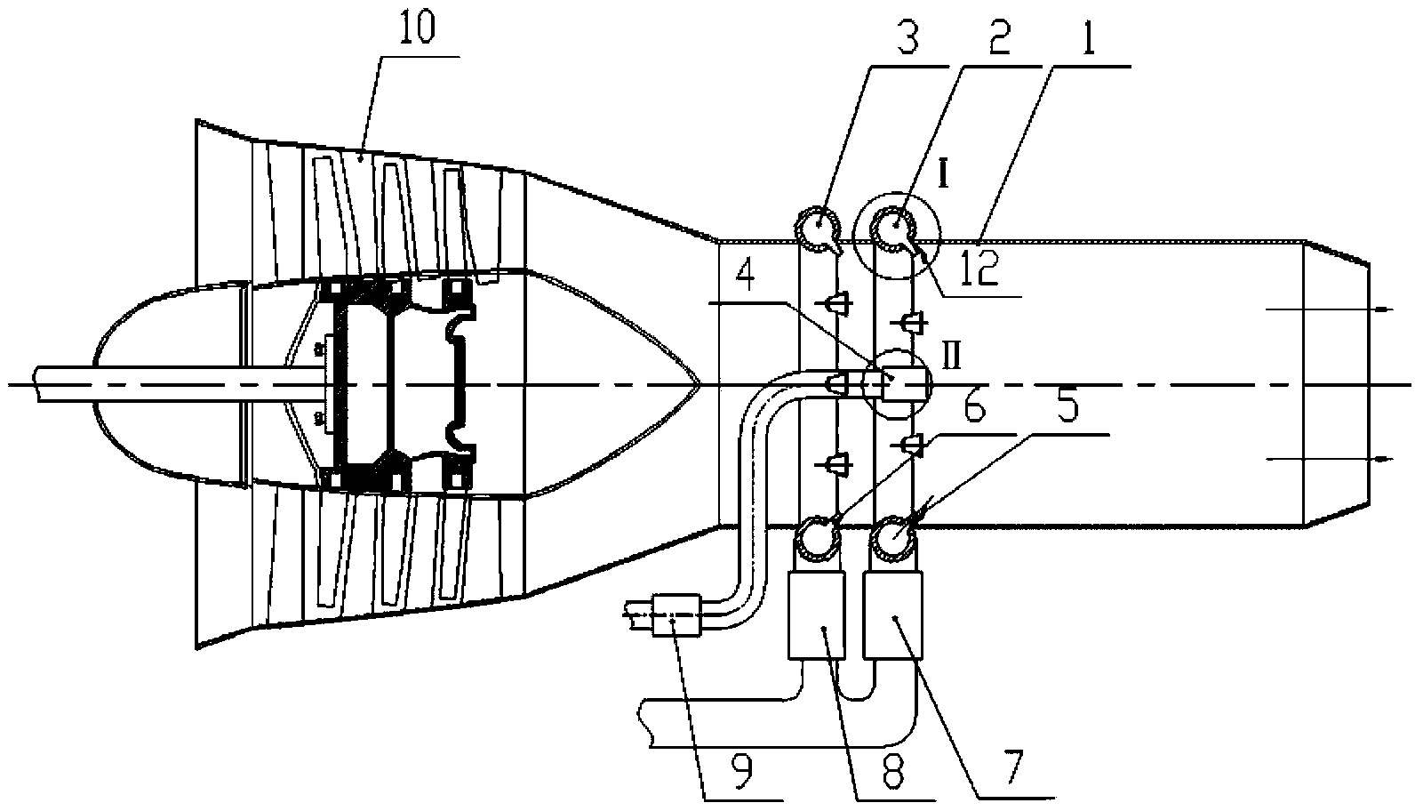 Double-aerosol-extinguishant spraying device