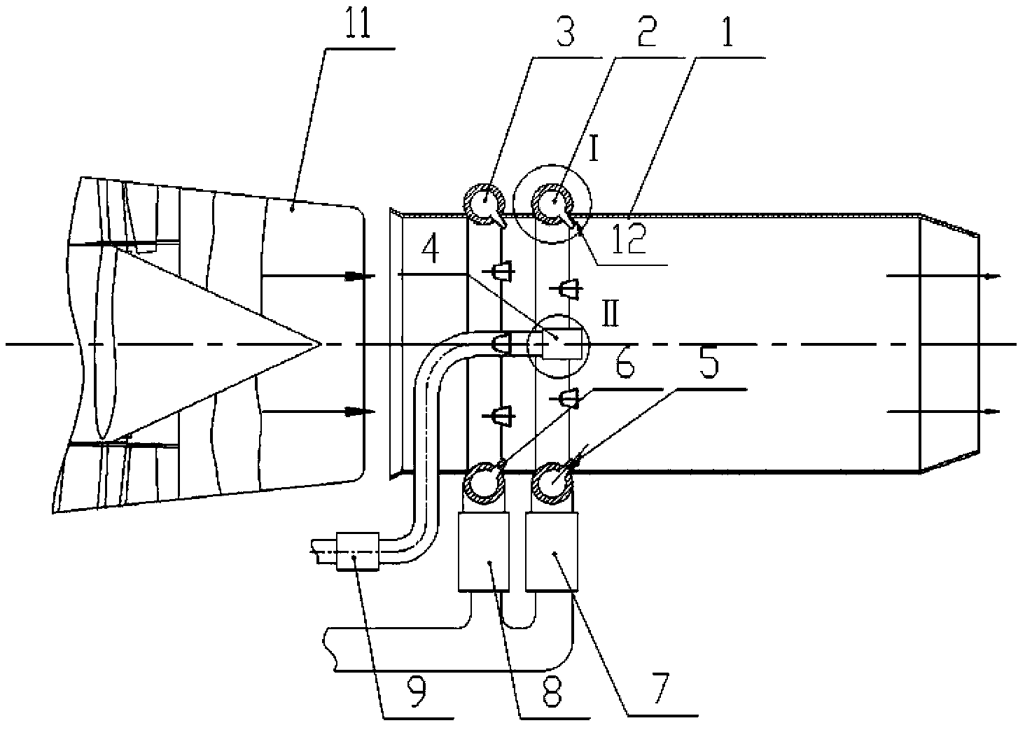 Double-aerosol-extinguishant spraying device