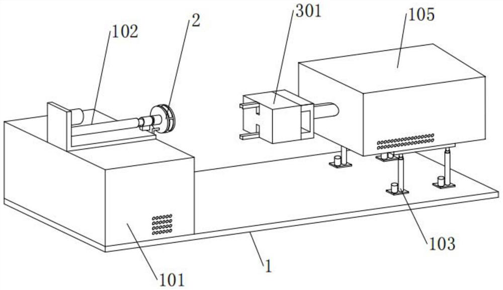 Aperture grinding and finishing device for hardware casting machining