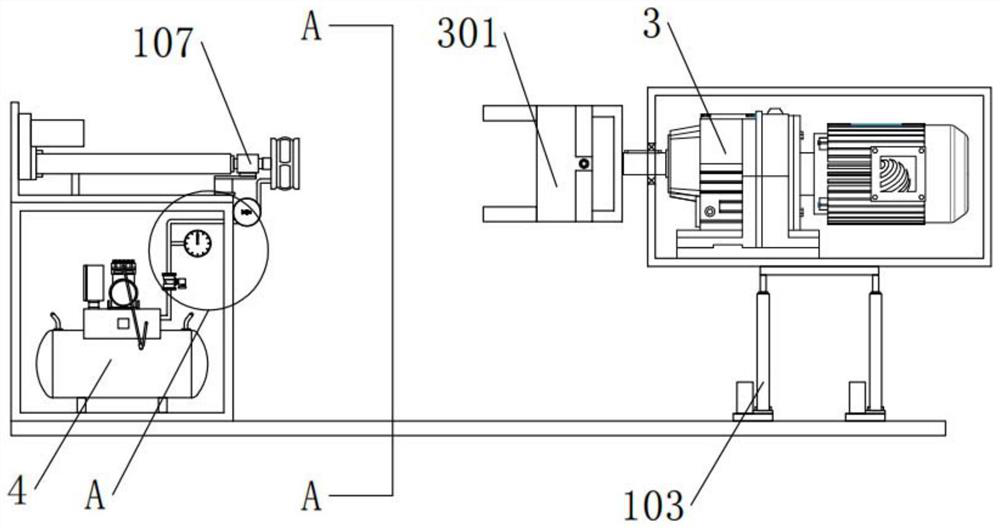 Aperture grinding and finishing device for hardware casting machining