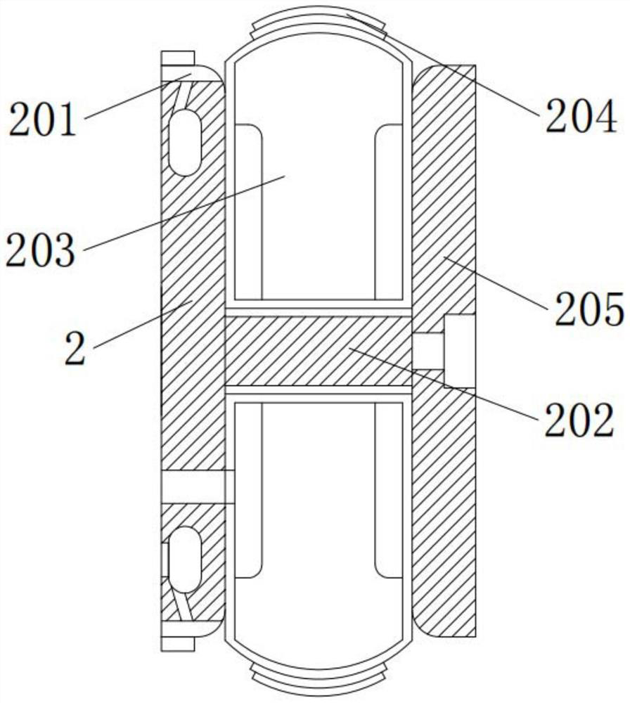 Aperture grinding and finishing device for hardware casting machining