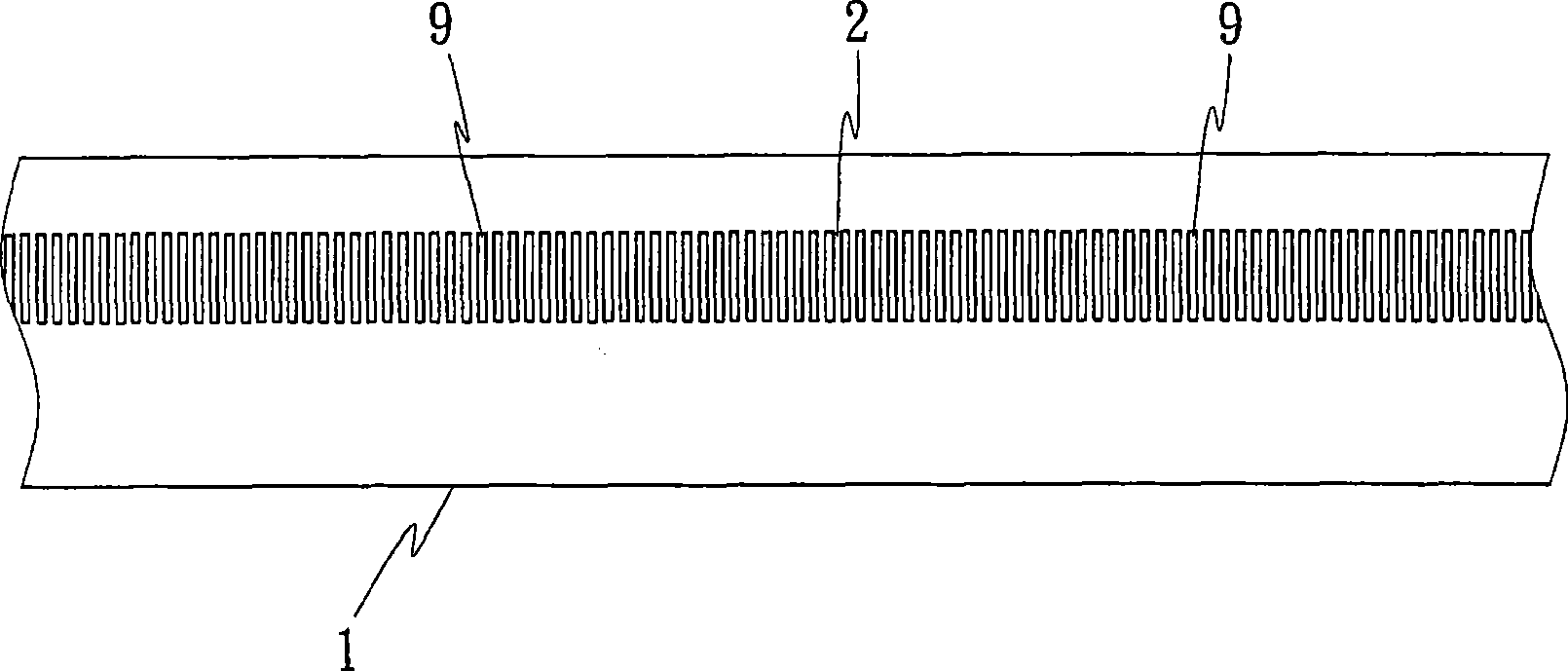 Method for making gum code disc/code ruler