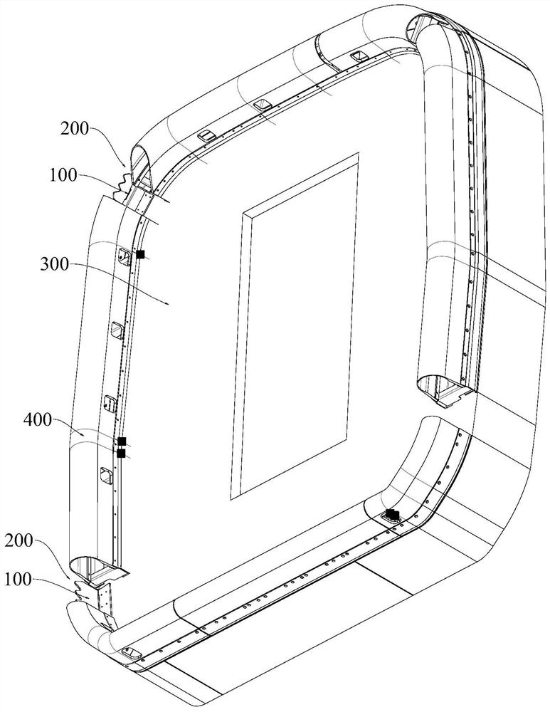 Device and method for controlling aerodynamic noise at joints of train carriages and train