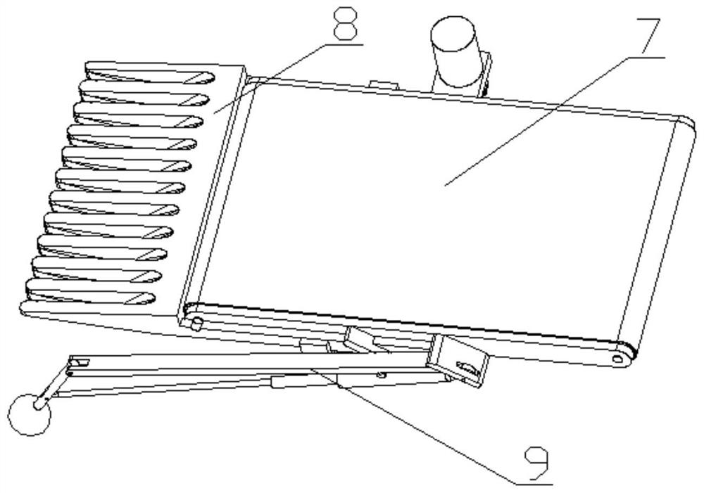 A fishing and pruning device for garden ponds in scenic spots