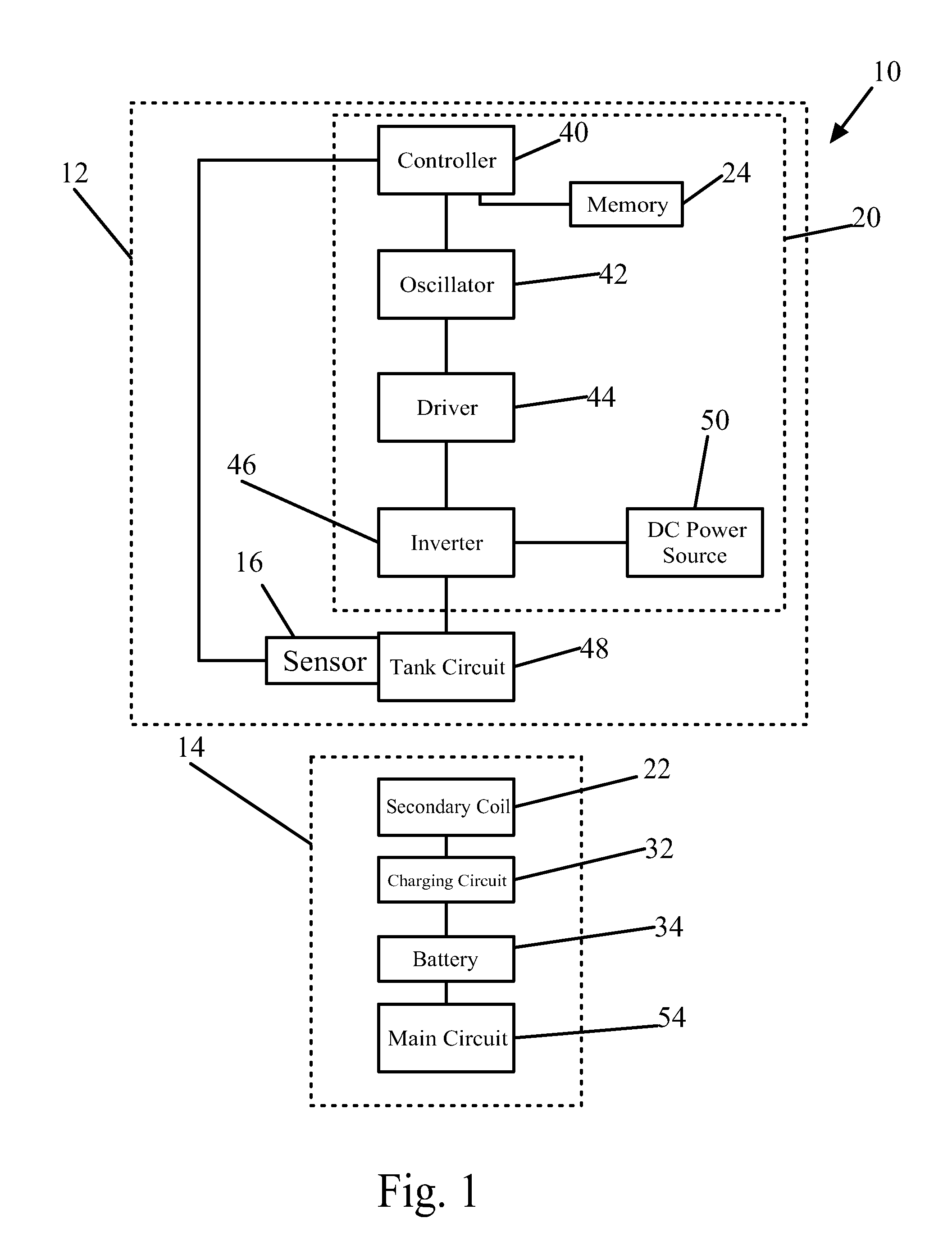 Inductive power supply with device identification