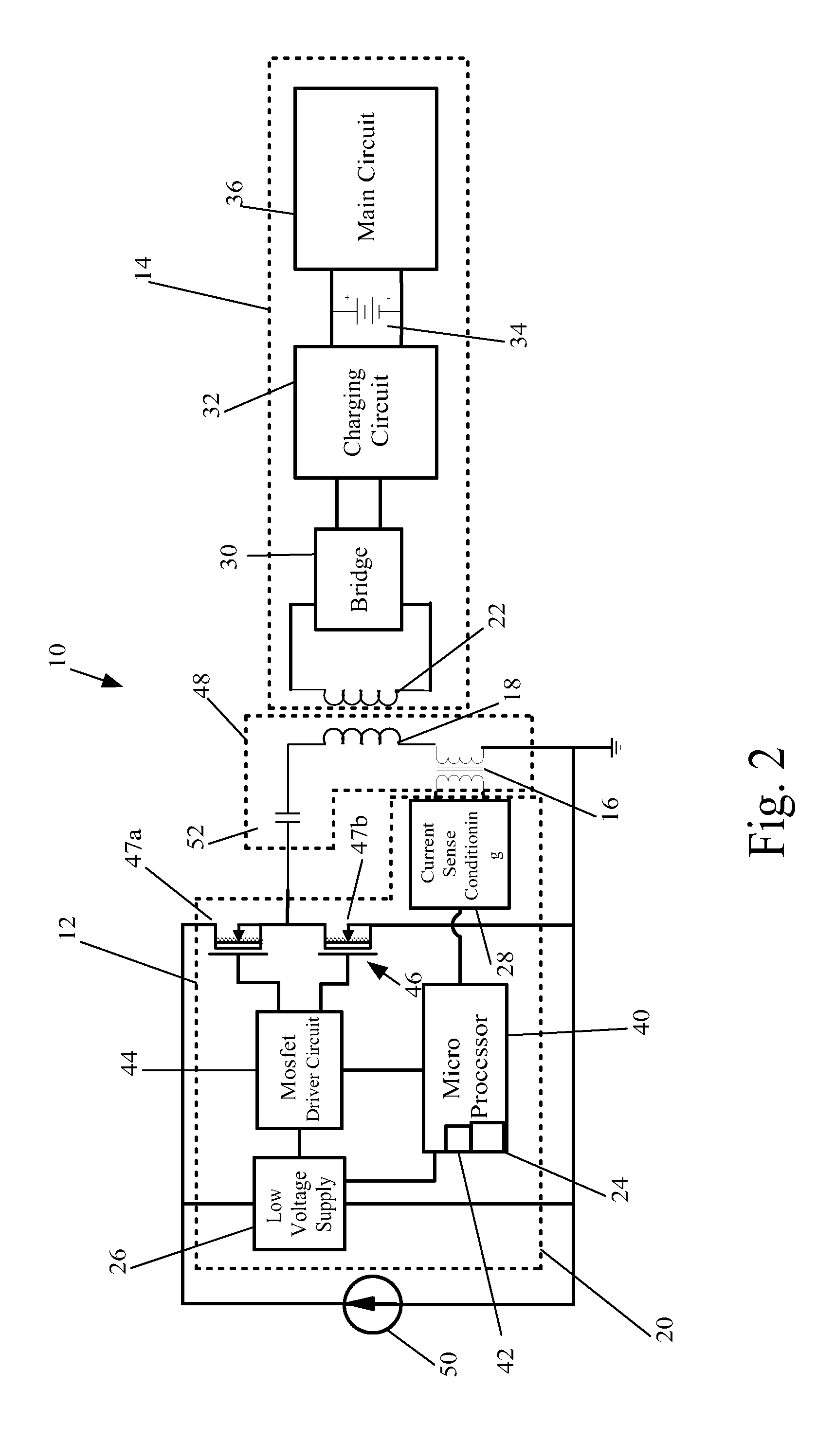 Inductive power supply with device identification