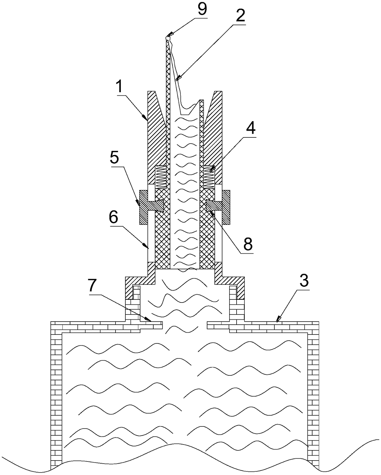 External hydrogel material for skin