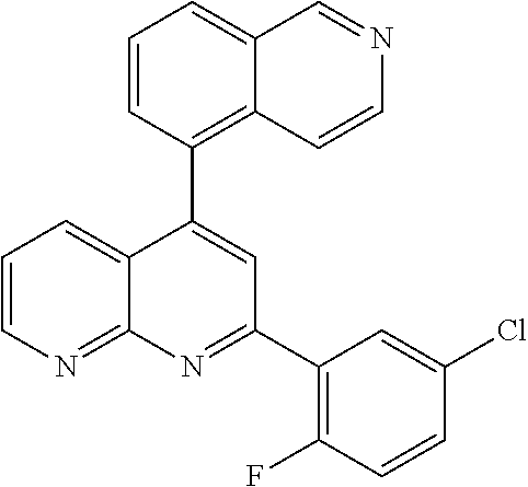 2,4-diaryl-substituted [1,8] naphthyridines as kinase inhibitors for use against cancer