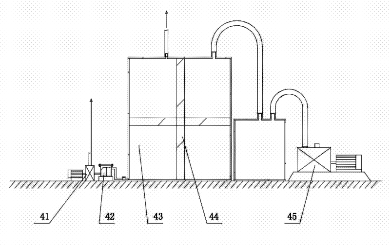 Acid recovery system for lead-acid battery plate formation workshop