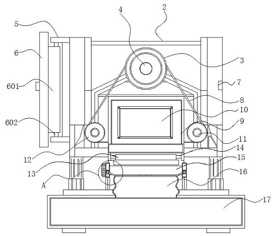 Multi-angle smoothness detection device for clothing metal pendant detection