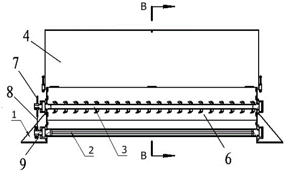 A kind of outer groove wheel type lime spreader and spreading method thereof