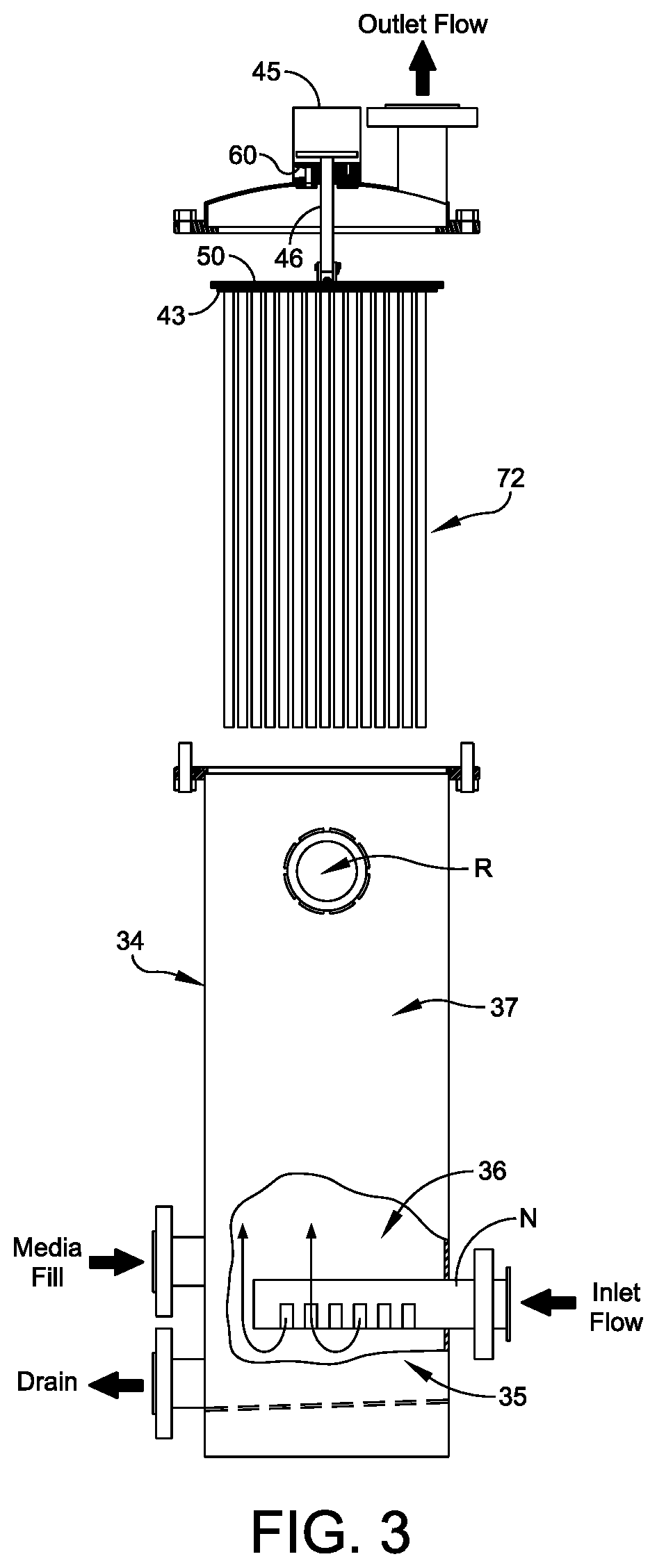 Regenerative media filtration