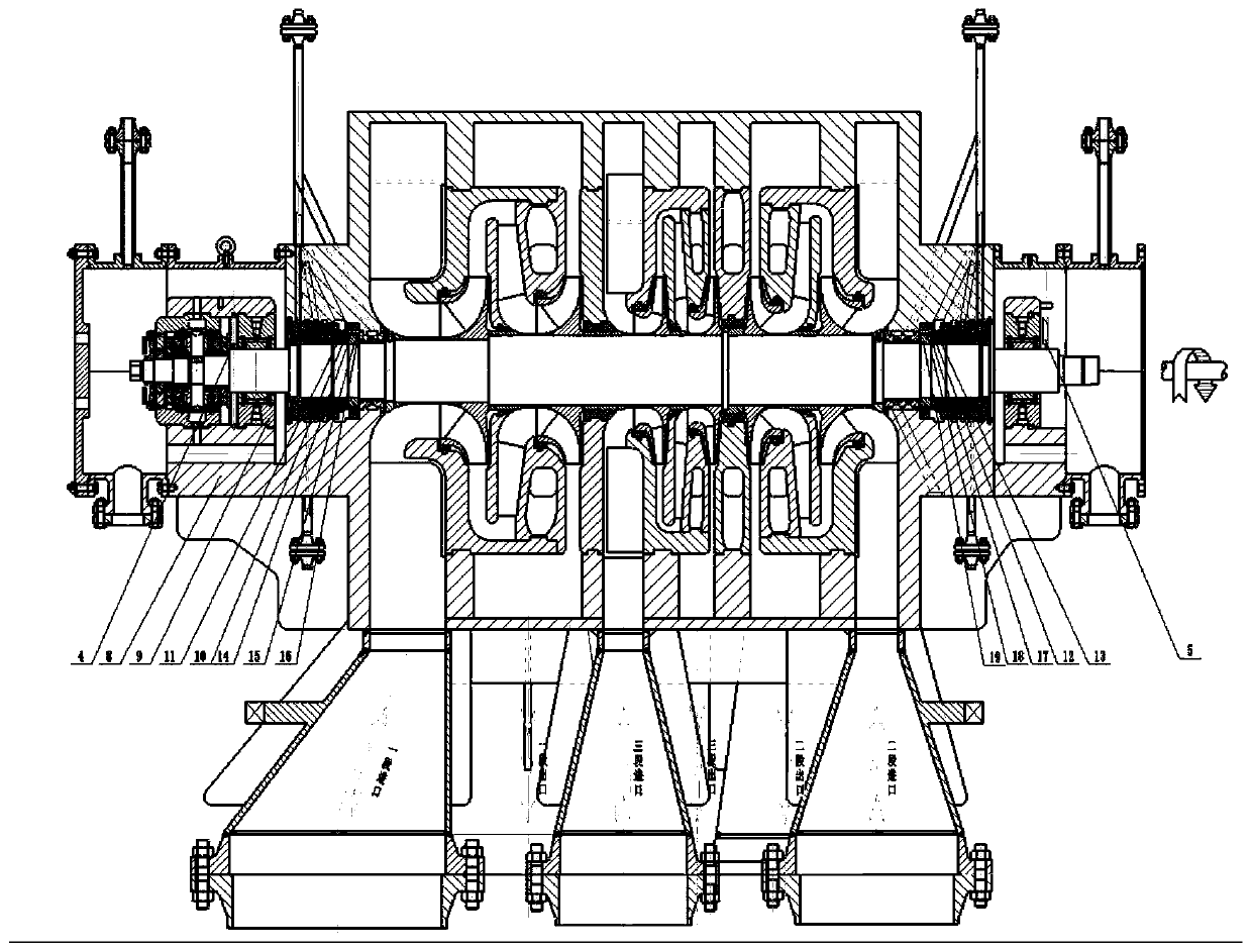 Method and device for analysis and diagnosis of centrifugal compressor unit