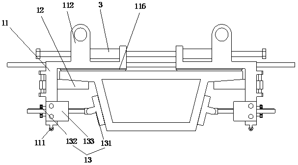 Concrete prefabricated box girder rapid hoisting appliance