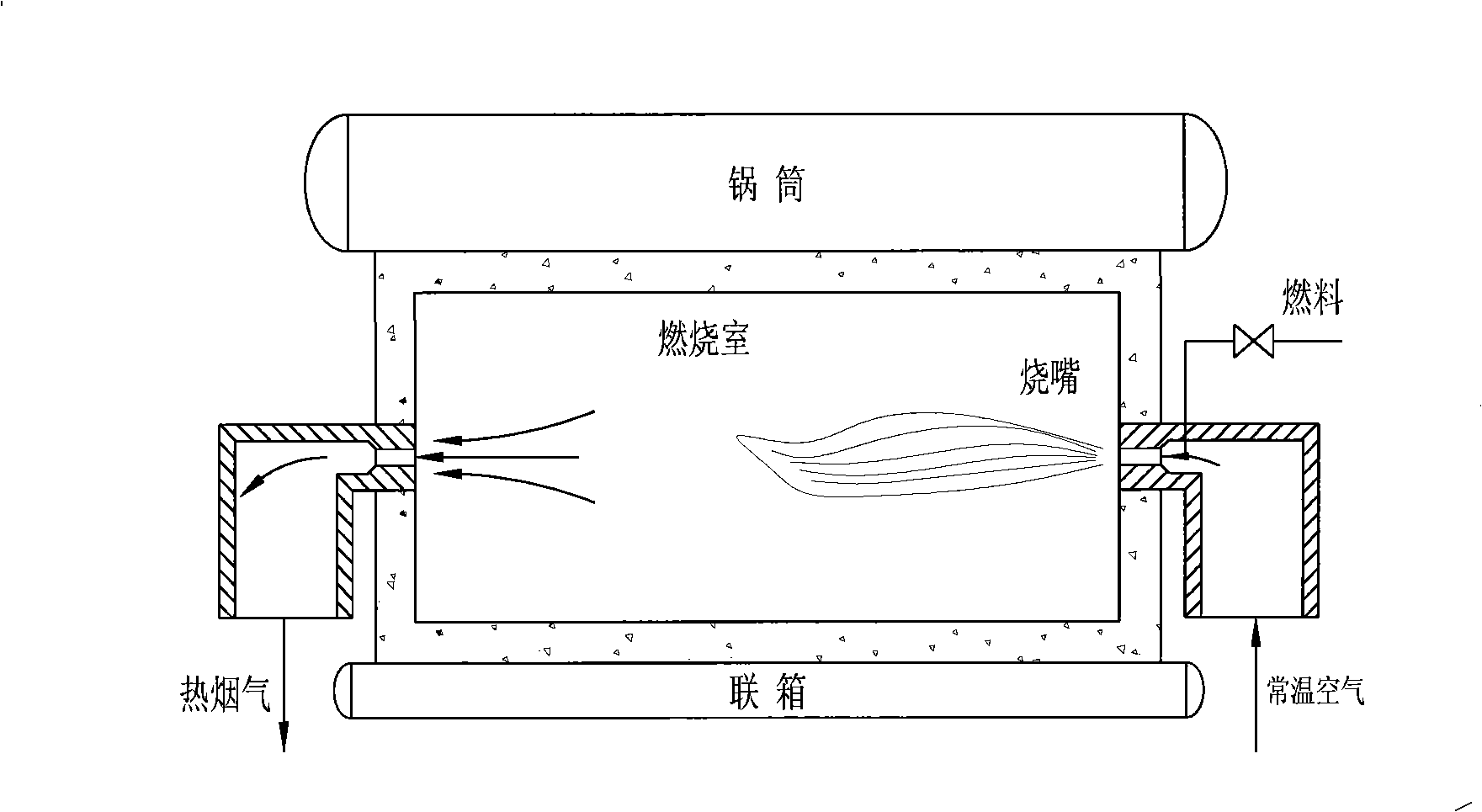 Low-grade fuel single prewarming and thermal storage type energy-saving boiler