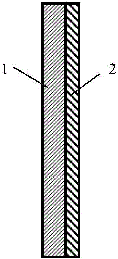 Single-sheet type bipolar membrane and preparation method thereof