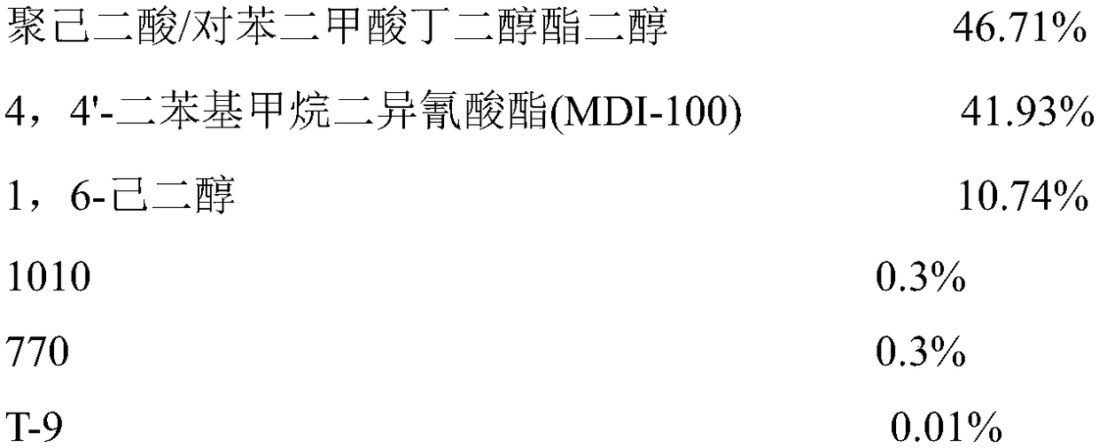 High-hardness thermoplastic polyurethane elastomer and preparation method thereof