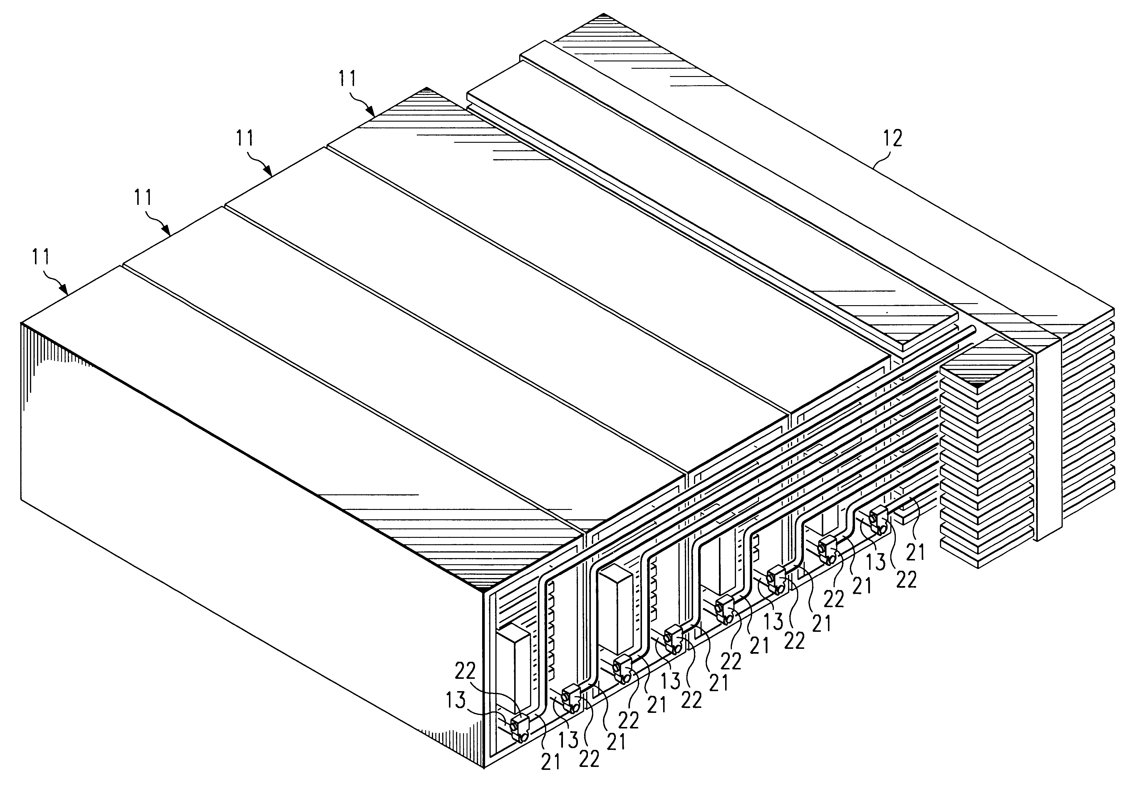 Thermal connection system for modular computer system components