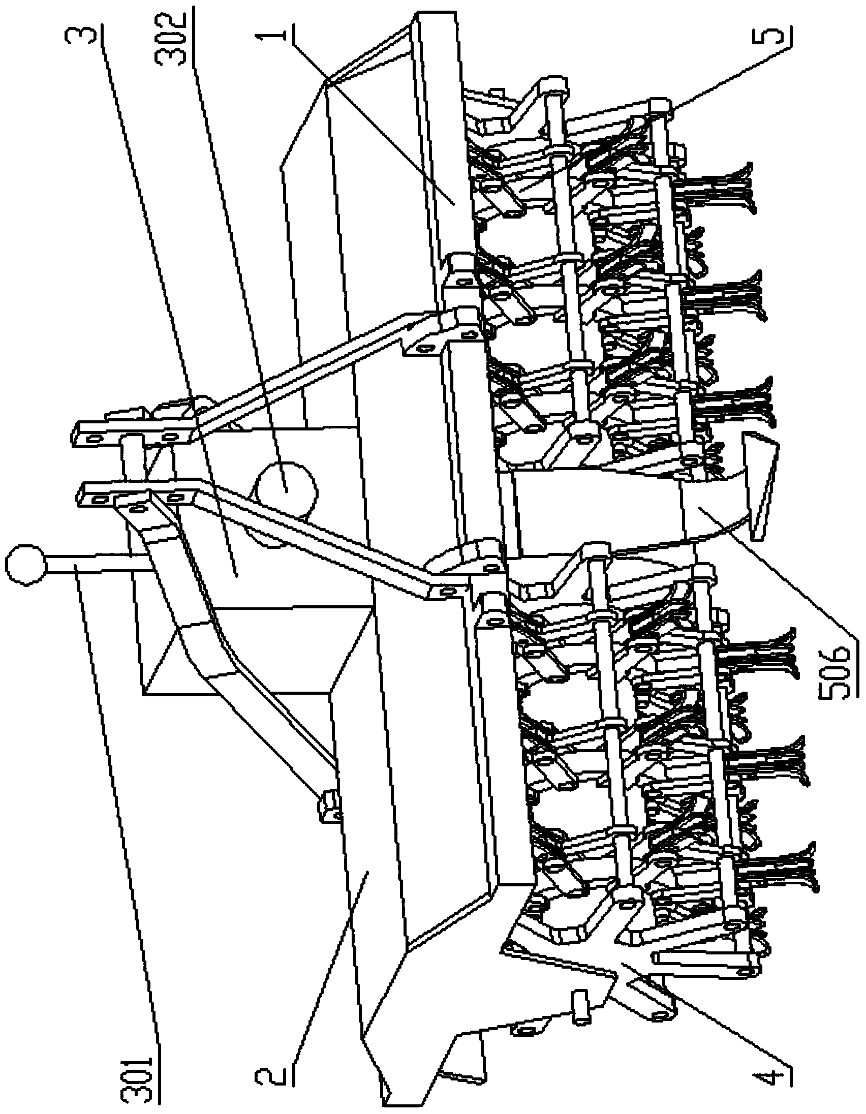 Straw breaking and rotary tillage integrated machine