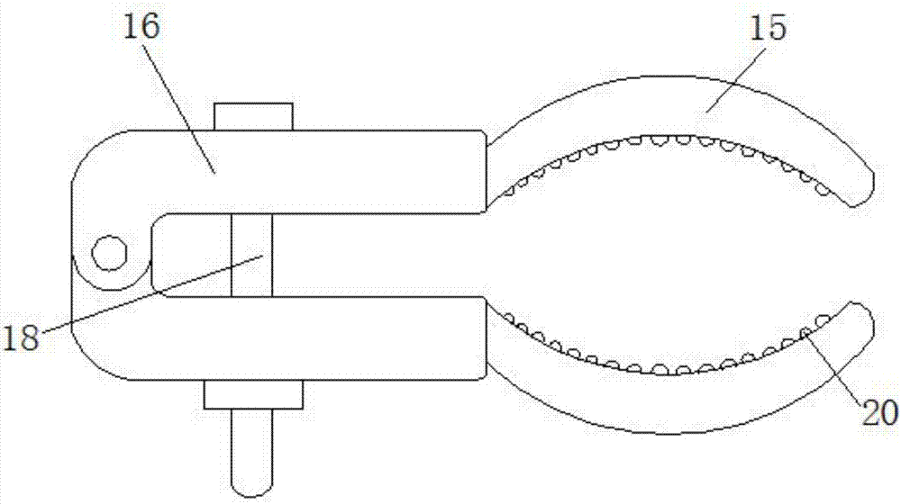 Magnetic stirring device for chemical experiment