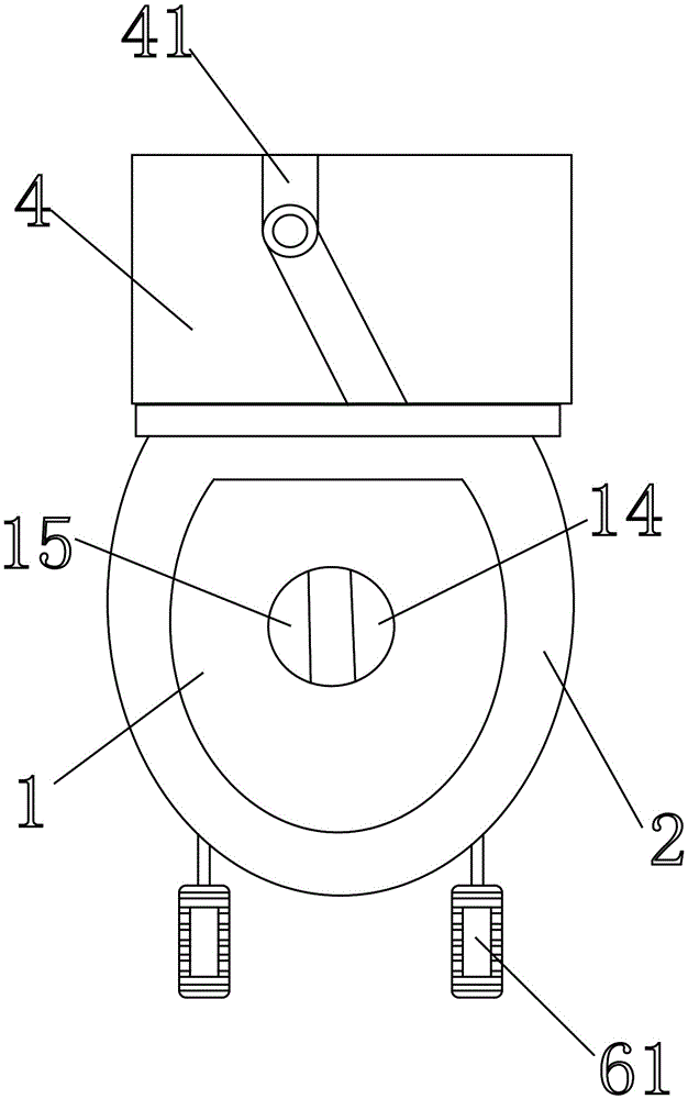 A toilet device that prevents water from splashing