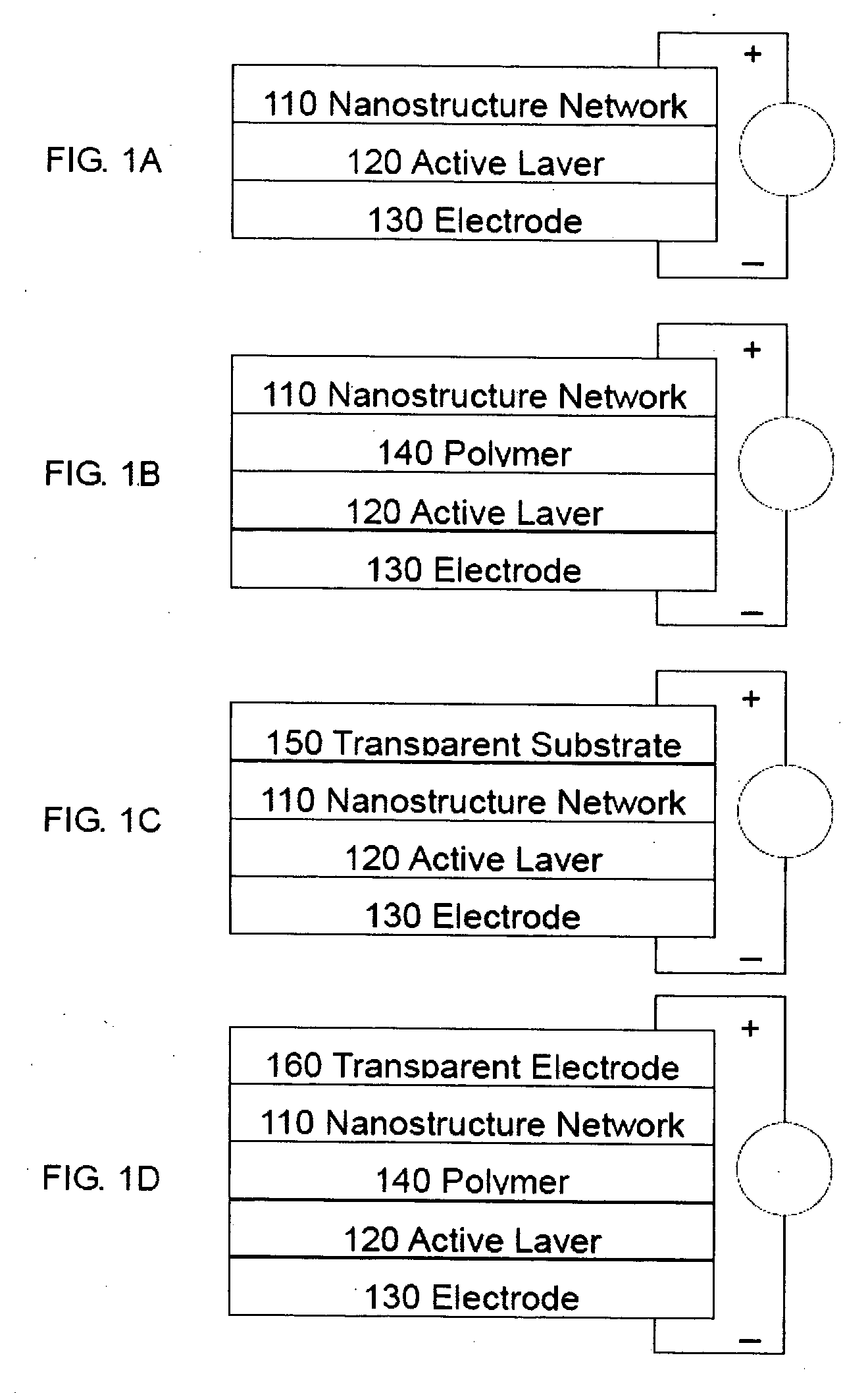 Solar cell with nanostructure electrode