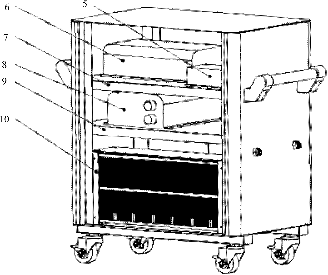 Independent power supply system of hydrogen fuel cell