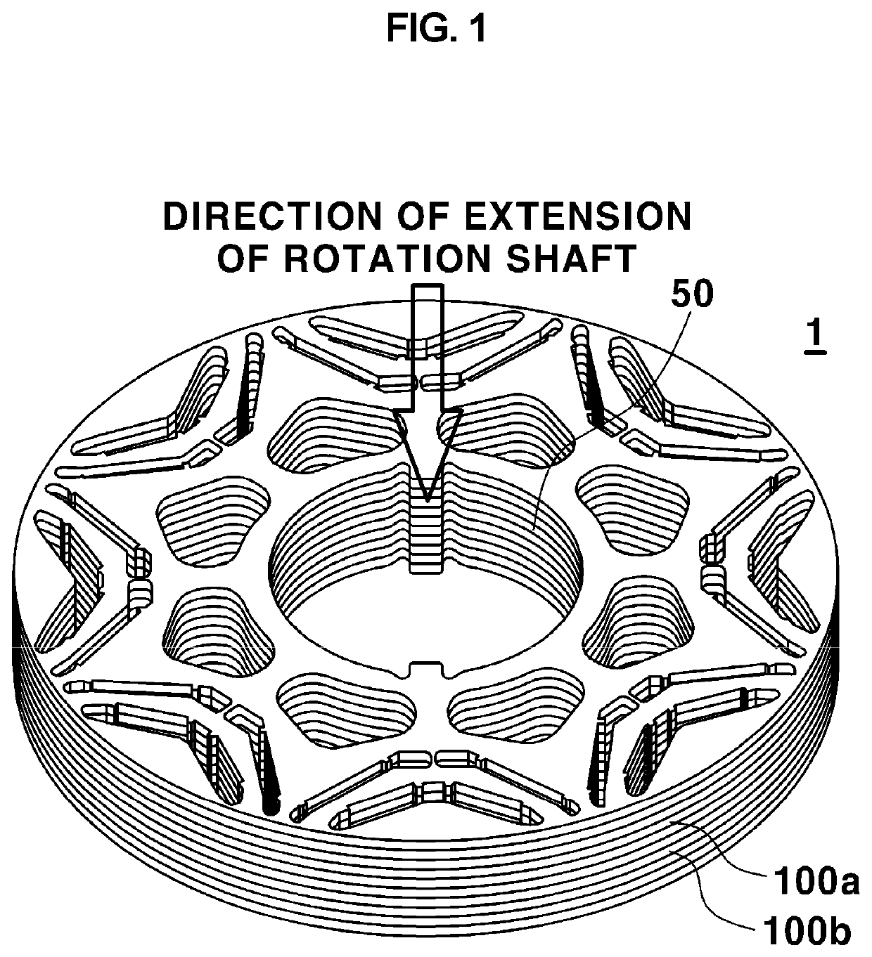 Rotor drive applied to drive motor with a structure in which removes a fixation jaws for holding a permanent magnet