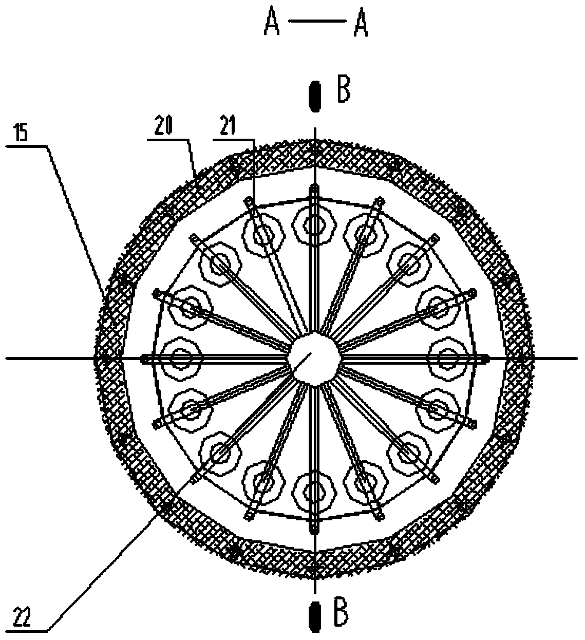 Surface membrane coagulation technology and device for efficiently removing fire coal flying ash microspheres