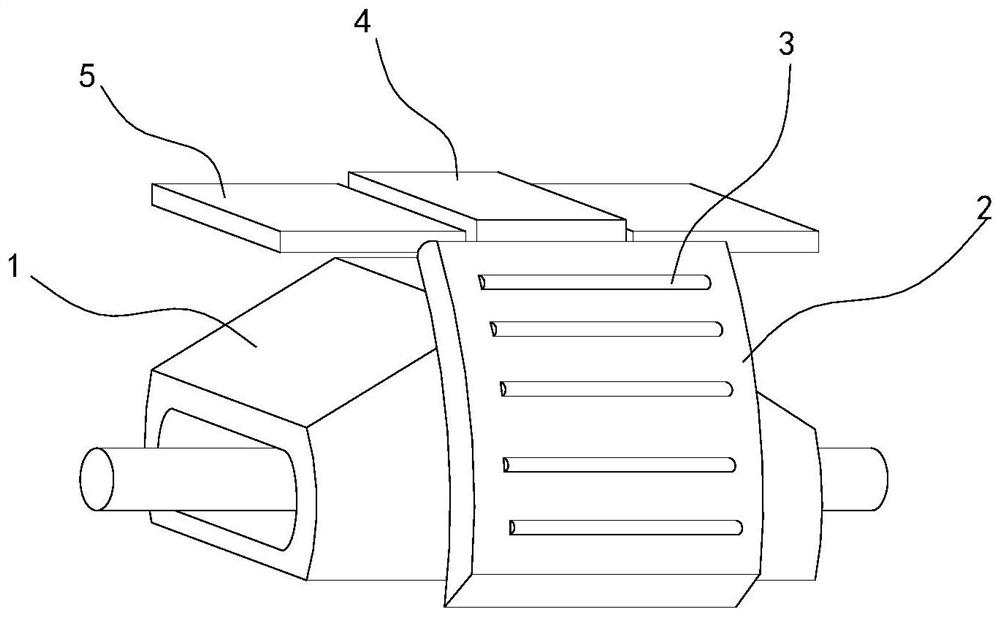 Buried communication cable protection assembly