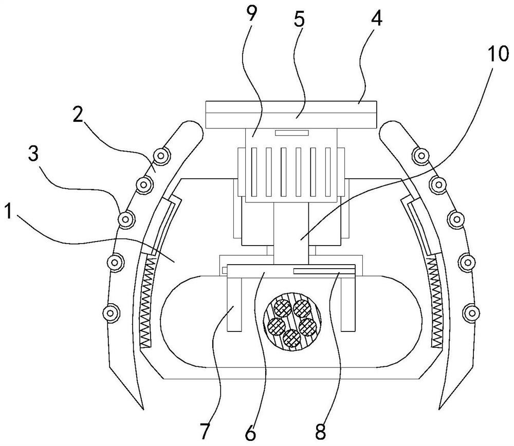 Buried communication cable protection assembly