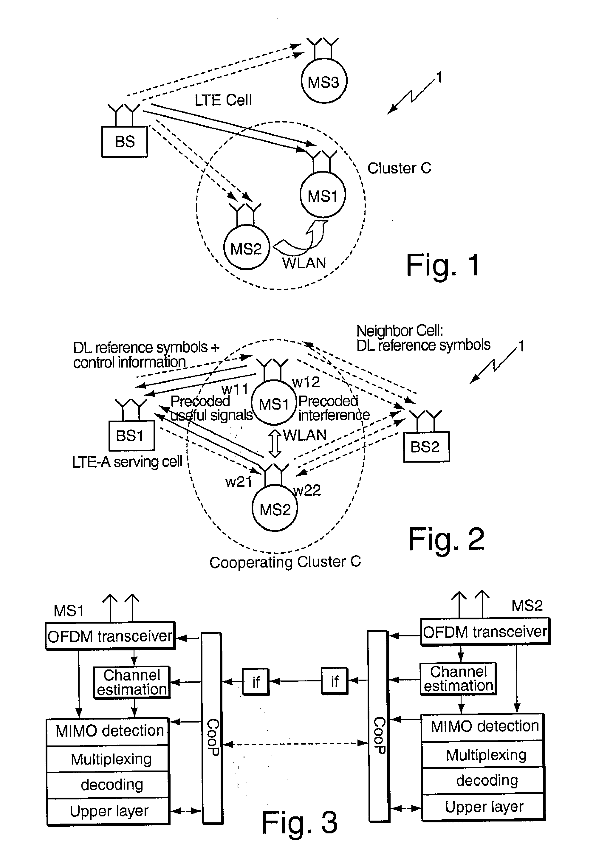 Cooperative communications in cellular networks