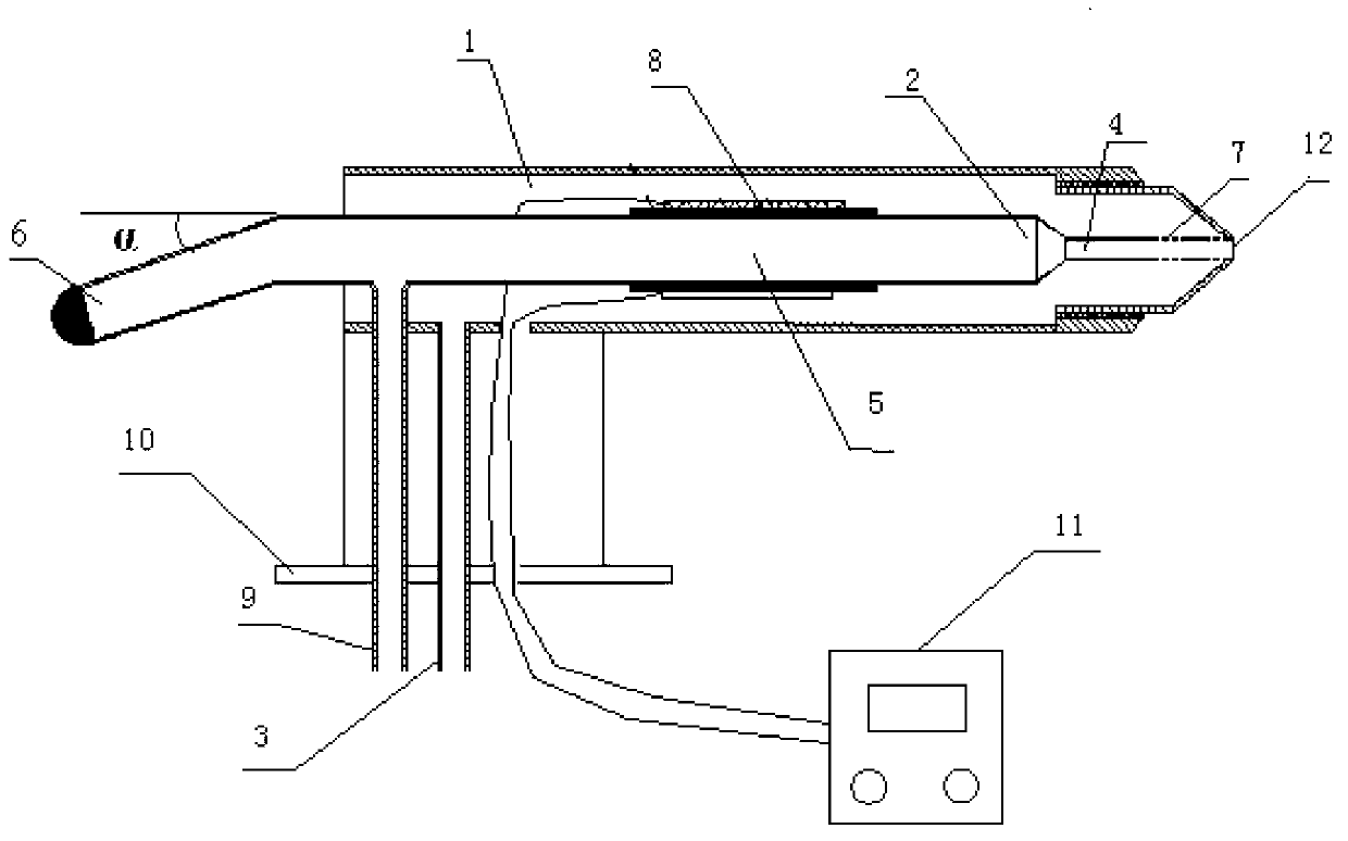 Miniature onboard reverse plug flow cloud droplet sampling device and working method thereof