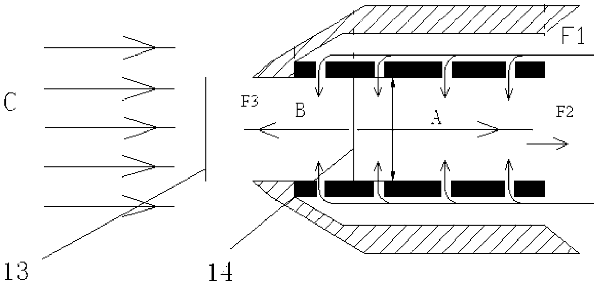 Miniature onboard reverse plug flow cloud droplet sampling device and working method thereof