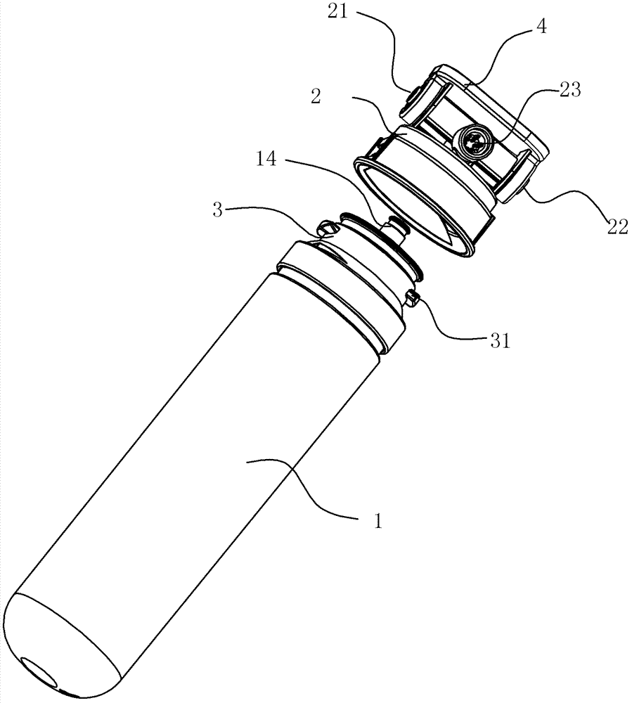 Rotary RO (Reverse Osmosis) membrane filtration assembly