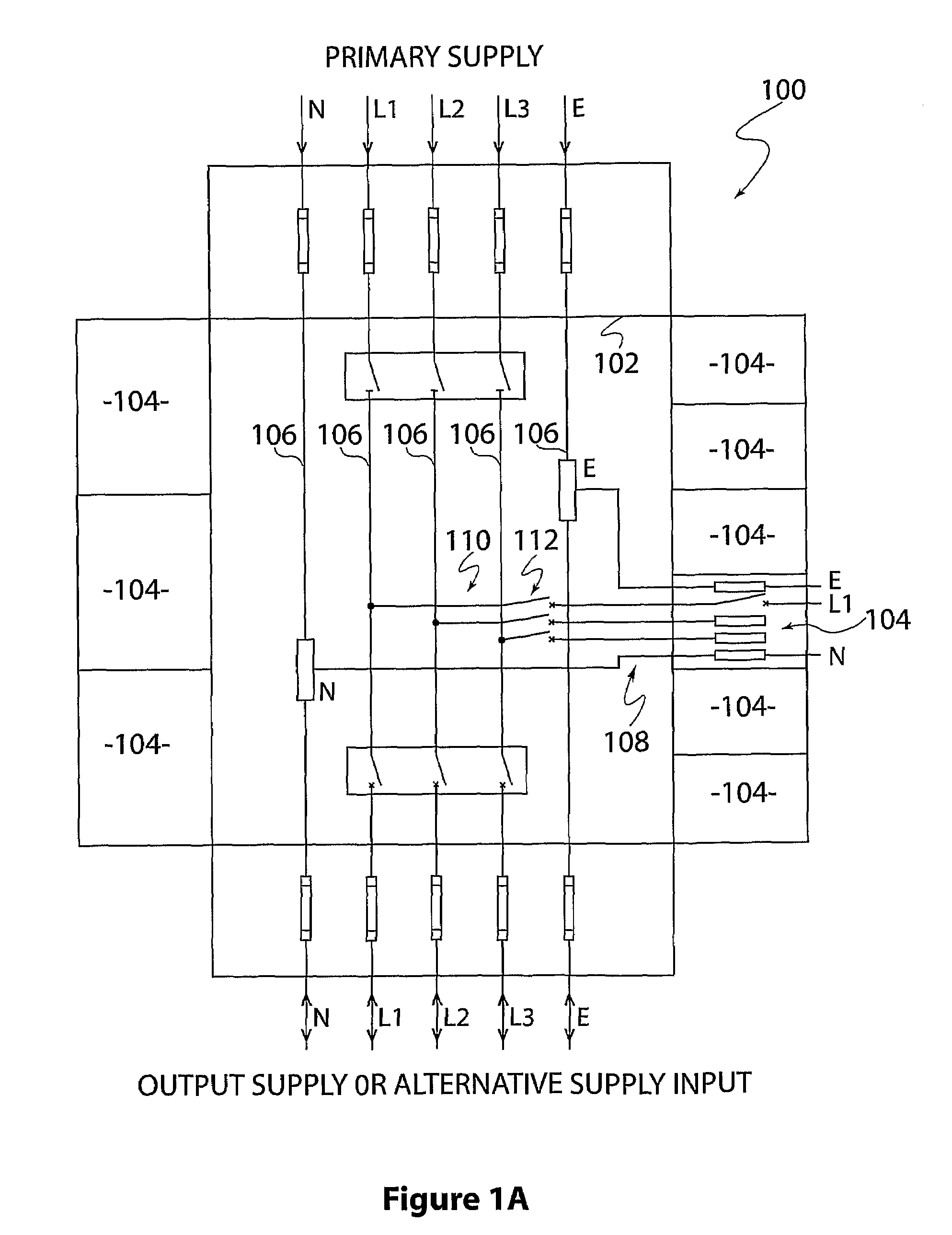 Power distribution system with individually isolatable functional zones