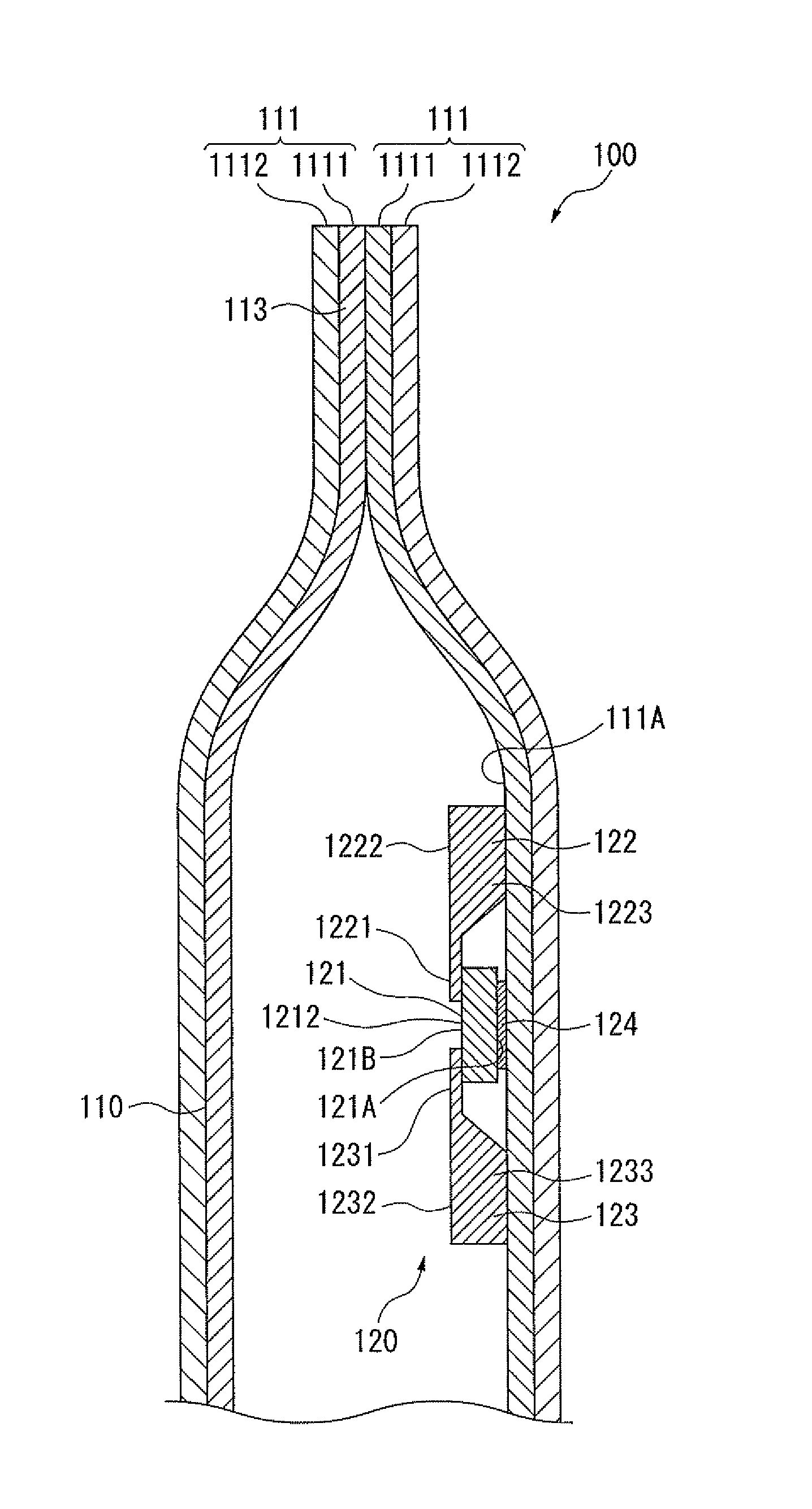 Cutting tape and packaging bag with cutting tape