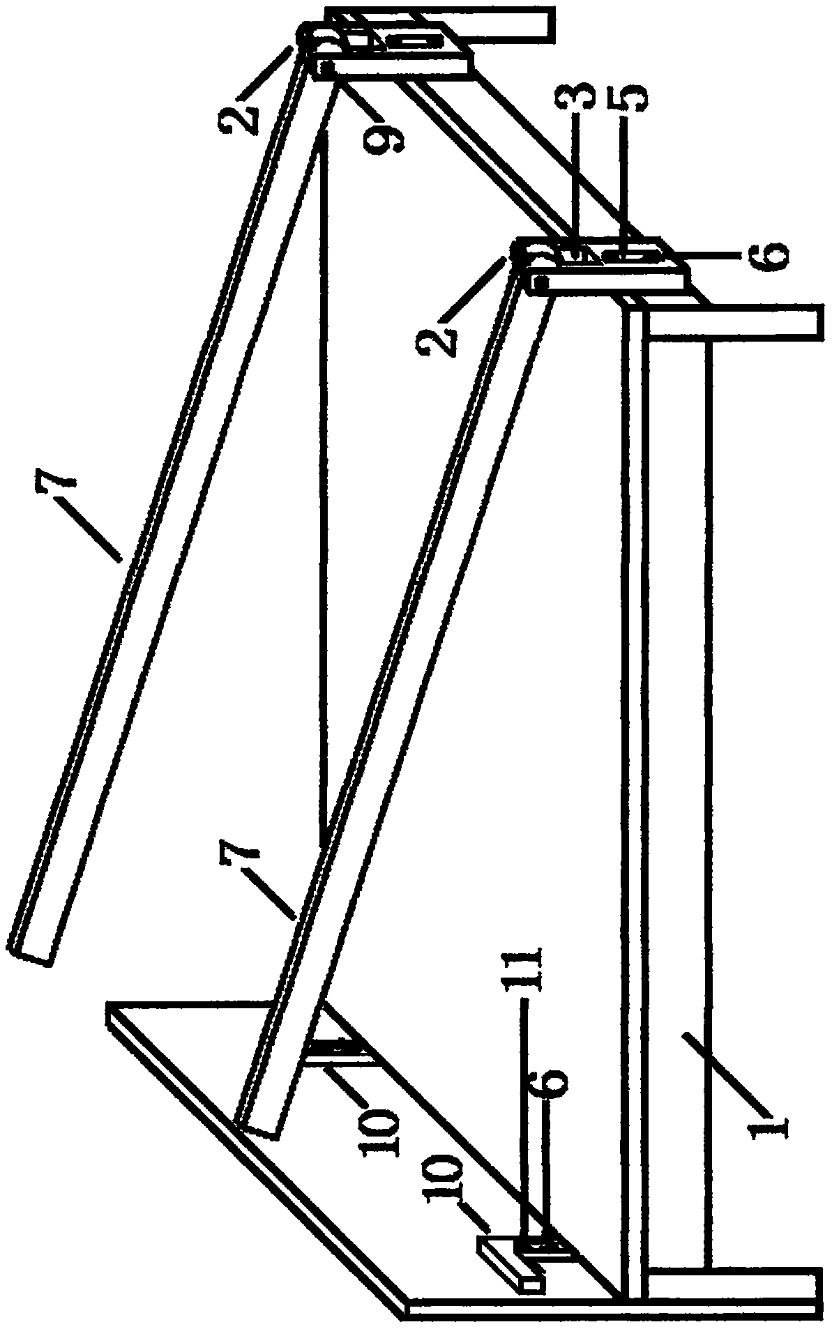 Crib pressing rod anti-quilt-kicking structure