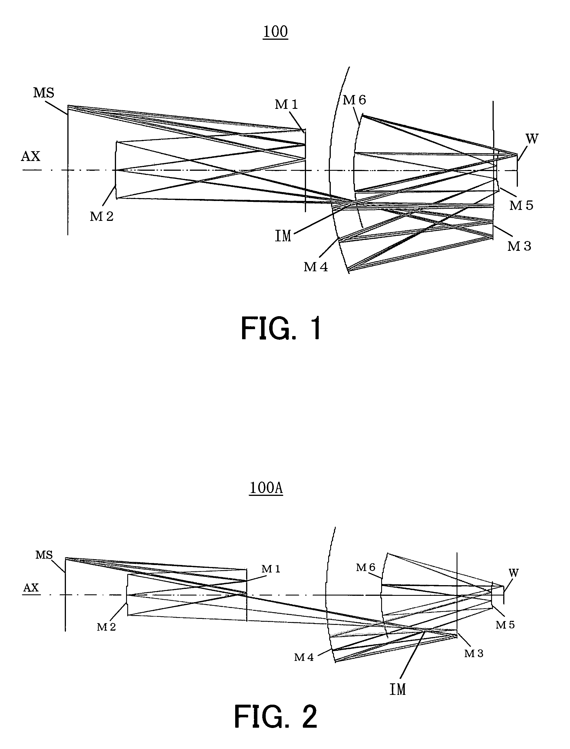 Catoptric projection optical system