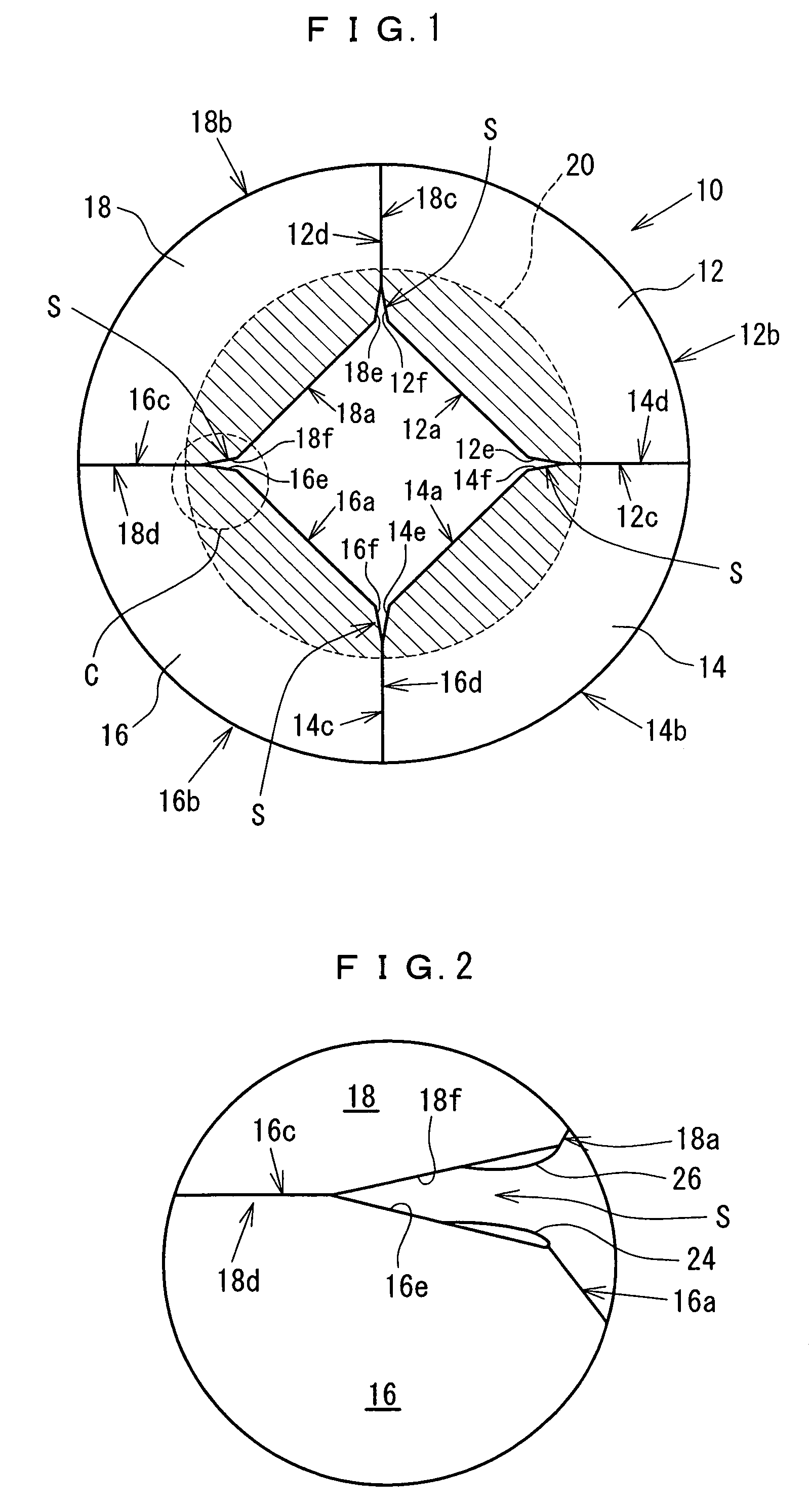 Segment type color wheel and manufacturing method of same