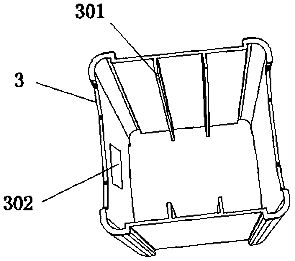 Antitheft tray structure