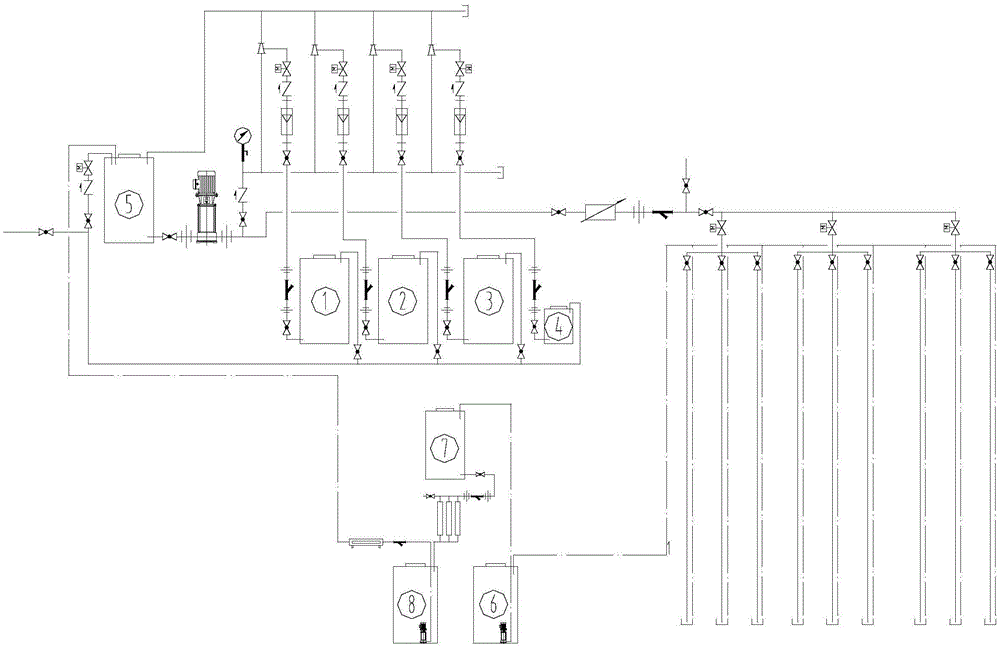 Water and fertilizer integrated irrigation system and method for protected cultivation