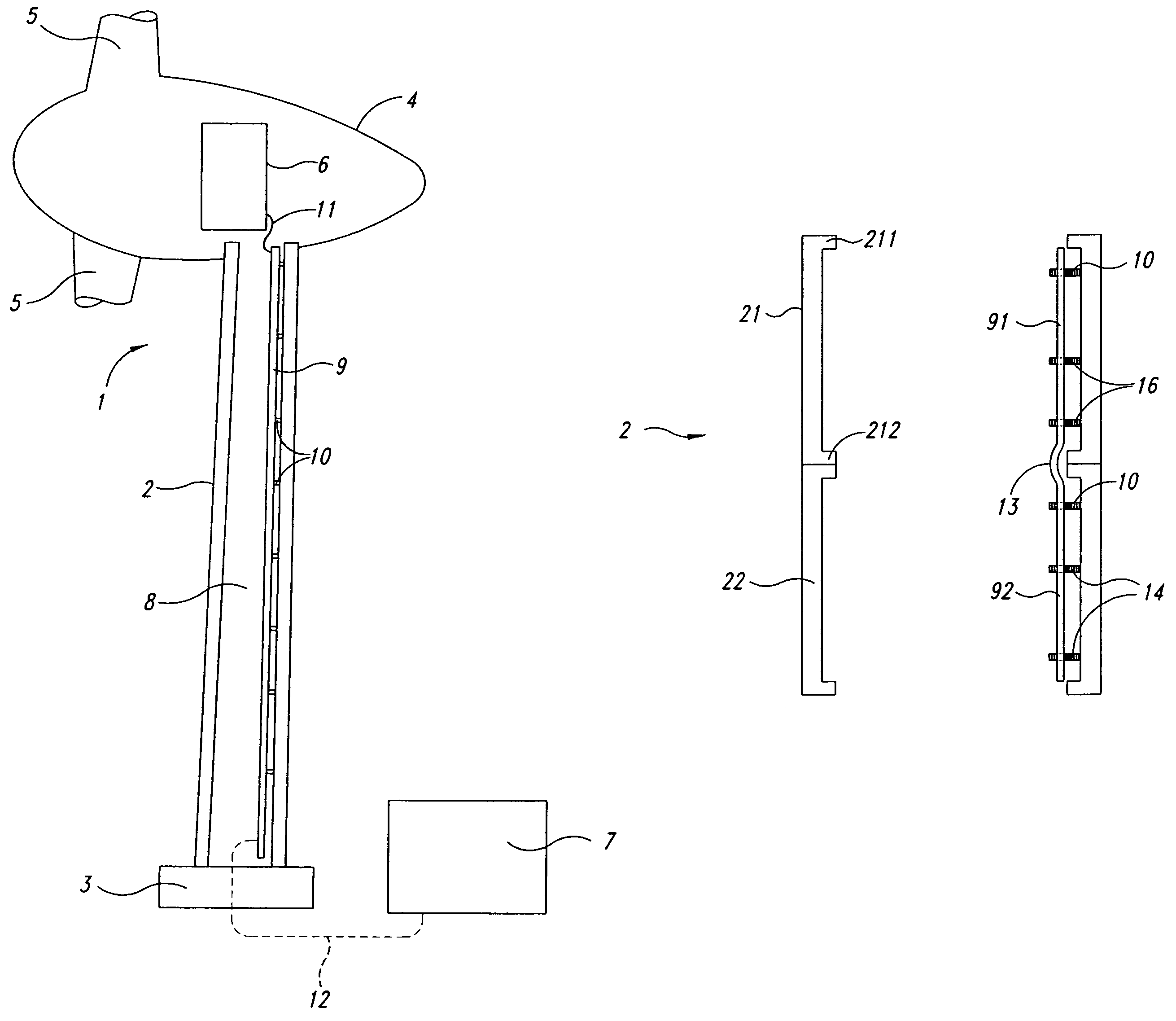 Wind turbine with current conducting means, which are pre-assembled in the tower