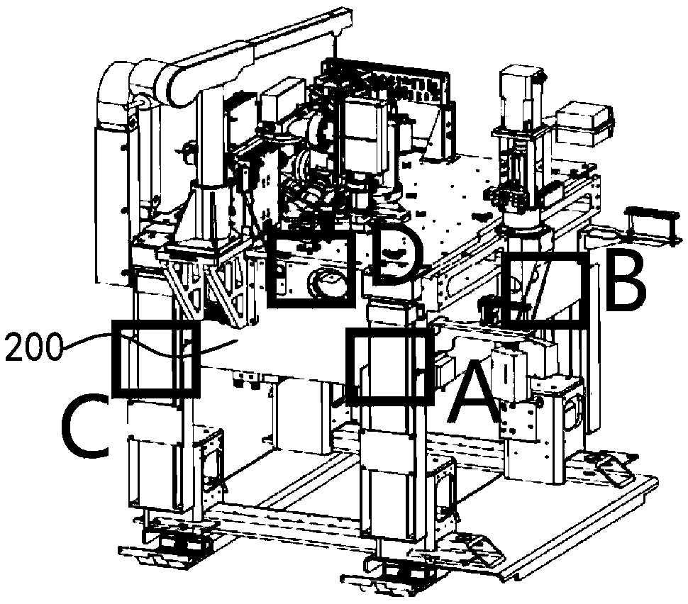 Horizontal detection mechanism and scanning electron microscope